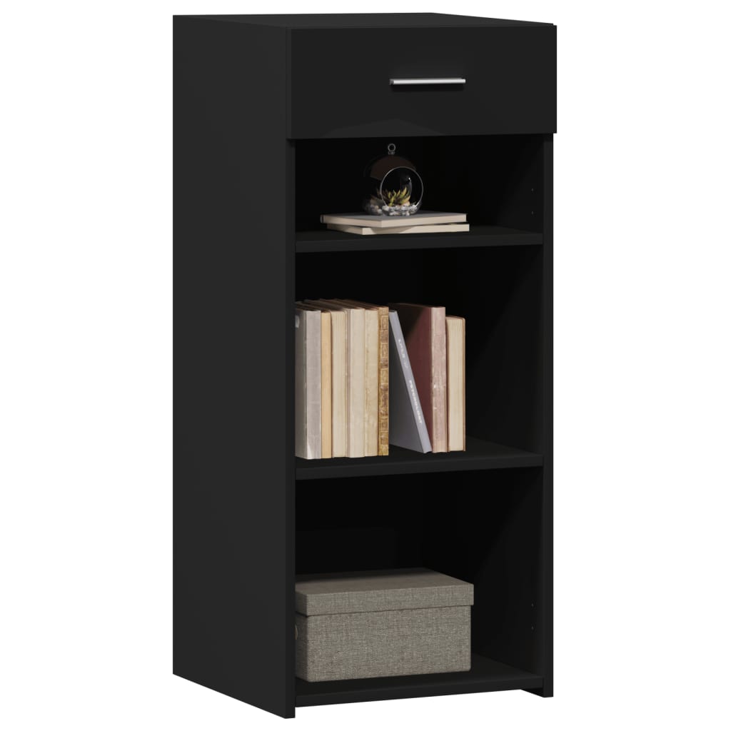 Ormarić 40x42,5x93 cm izrađeno drvo - crni, 1 - number 3.