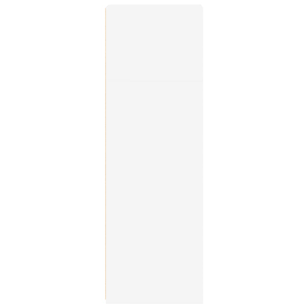 Bokhylle 30x41x124 cm konstruert tre - hvit, 1 - number 5.