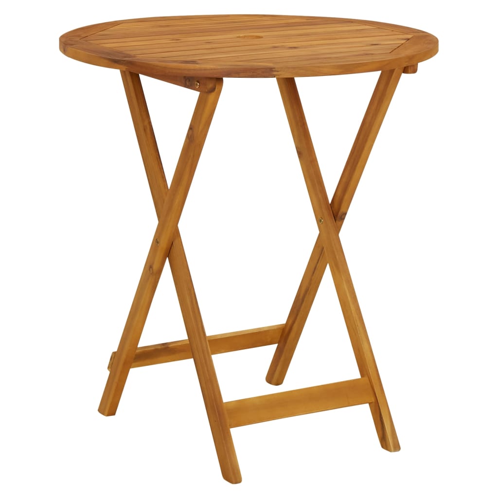 Bistrosett 3 stk polyrattan og heltre - grå, 70 x 75 cm, 1 - number 5.