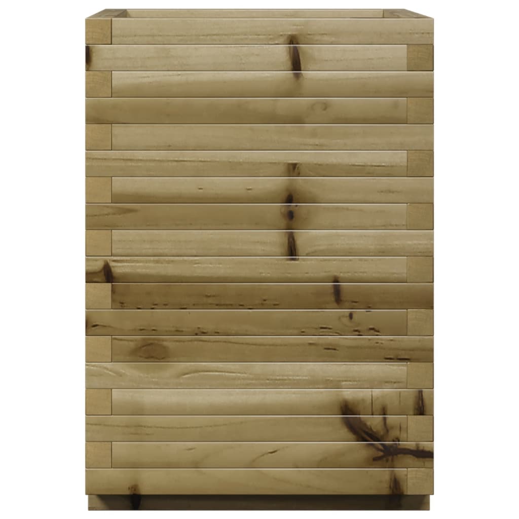 Plantekasse imprægneret fyrretræ - naturlig imprægnering, 50 x 50 x 72 cm, 1 - number 6.