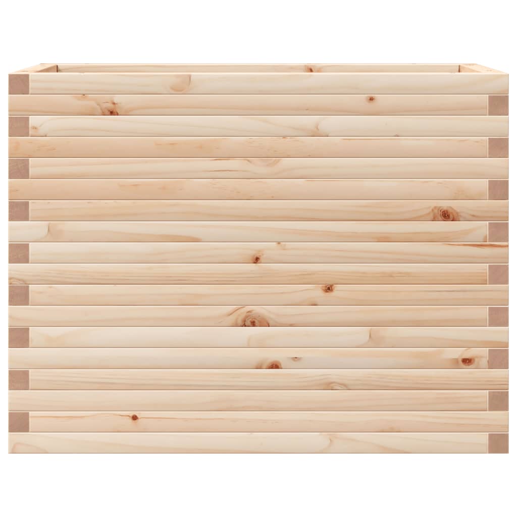 Plantekasse 90x40x68,5 cm massivt fyrretræ - fyrretræ naturlig, 90 x 40 x 68.5 cm, 1 - number 5.