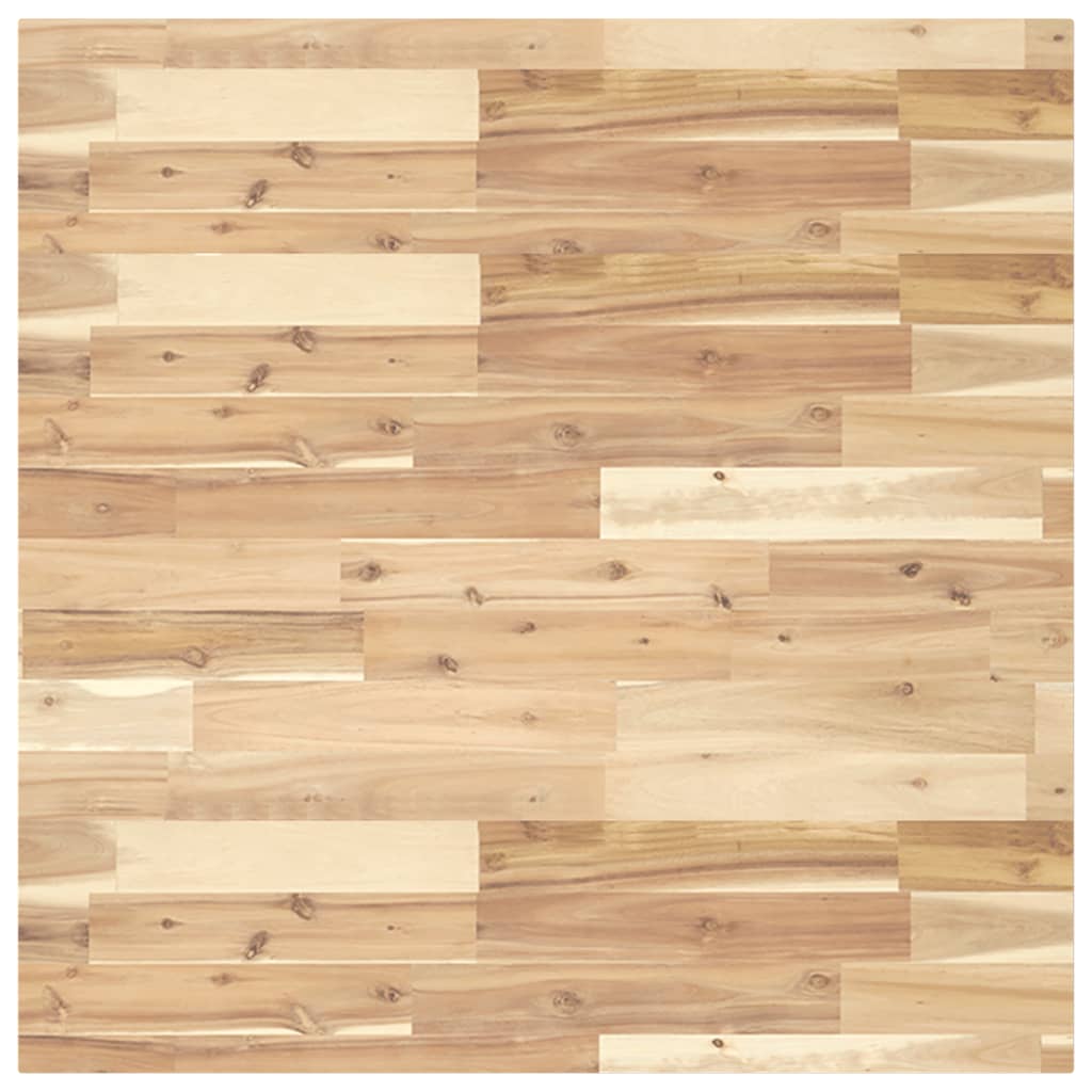 Bordplate square solid acacia trees - natural (ubehandlet), 80 x 80 x 4 cm, 1 - number 2.