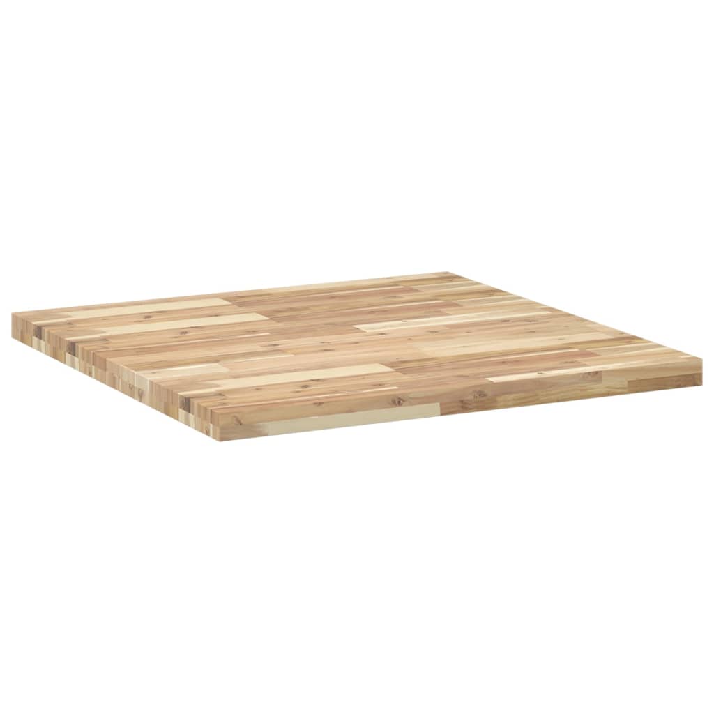 Bordplate square solid acacia trees - natural (ubehandlet), 80 x 80 x 4 cm, 1 - number 5.