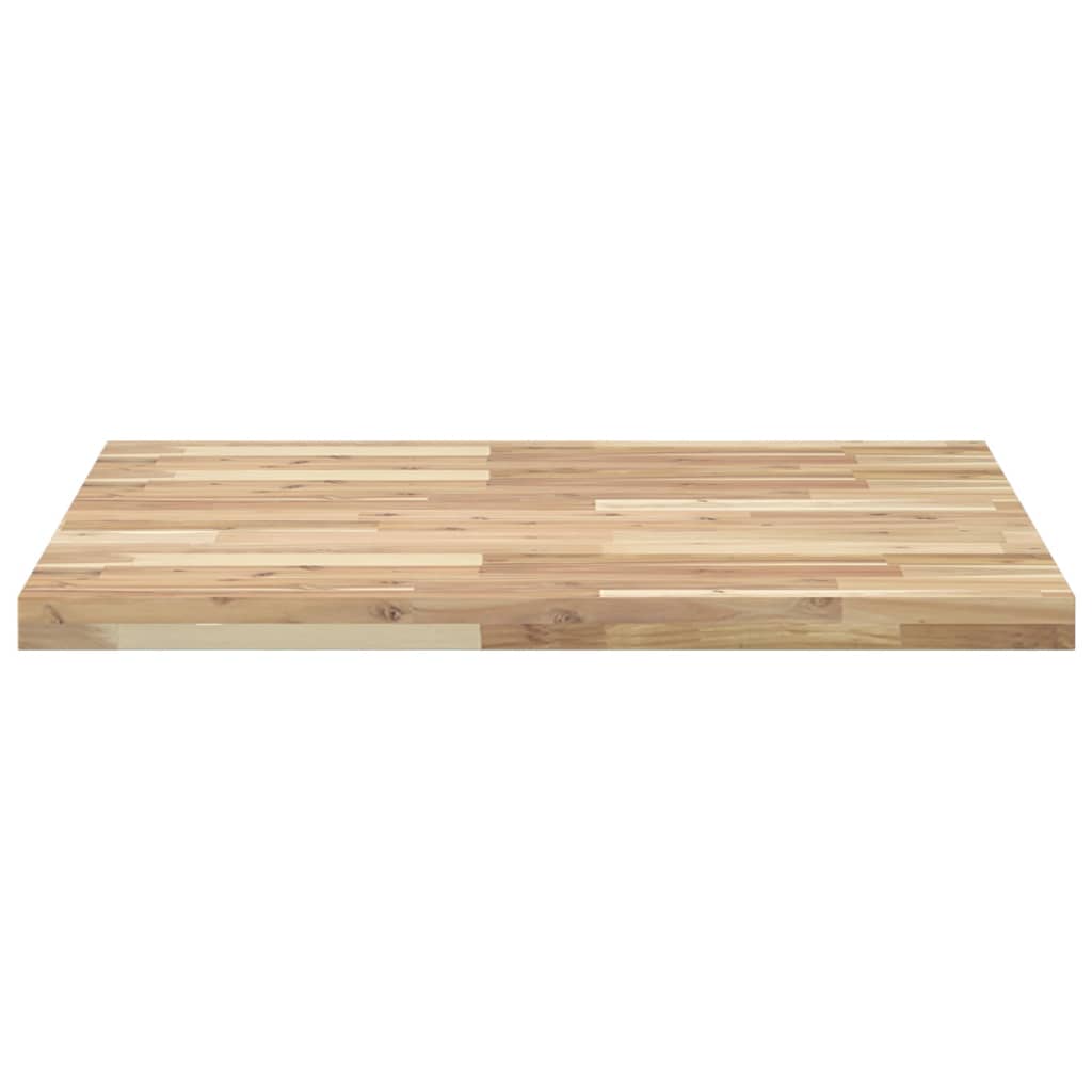 Bordplate square solid acacia trees - natural (ubehandlet), 80 x 80 x 4 cm, 1 - number 4.