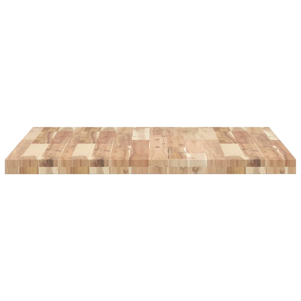 Bordplate square solid acacia trees - natural (ubehandlet), 80 x 80 x 4 cm, 1 - number 6.