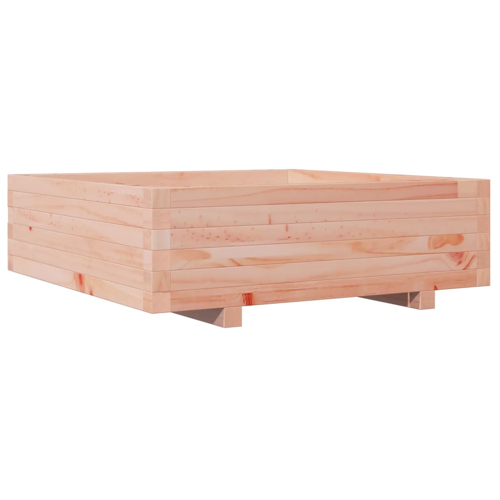 Plantekasse 80x80x26,5 cm massivt douglasgran - douglasgran naturlig, 80 x 80 x 26.5 cm, 1 - number 2.
