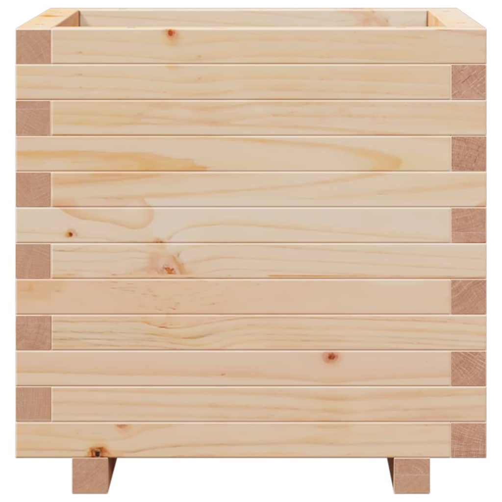 Plantekasse 50x50x49,5 cm massivt fyrretræ - ooo 1, ooo 2, ooo 3 - number 5.