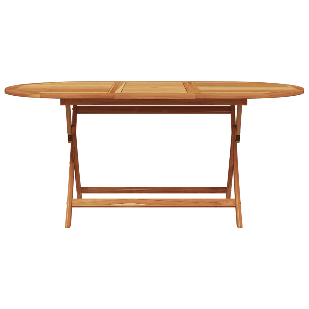 Spisebordsett for hagen 7 deler stoff og heltre - gråbrun, 1 - number 6.