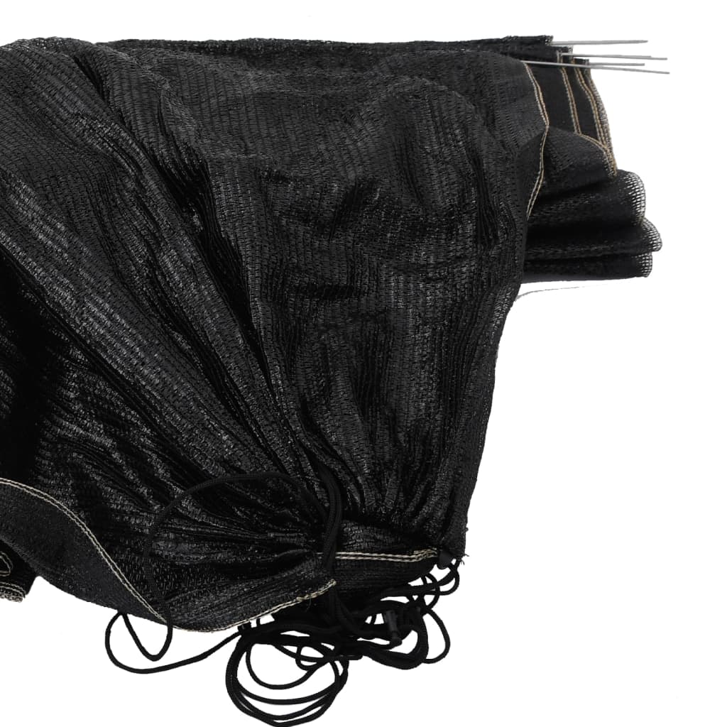 Growth tunnel 300x50x48.5 cm steel and polyethylene black - number 8.