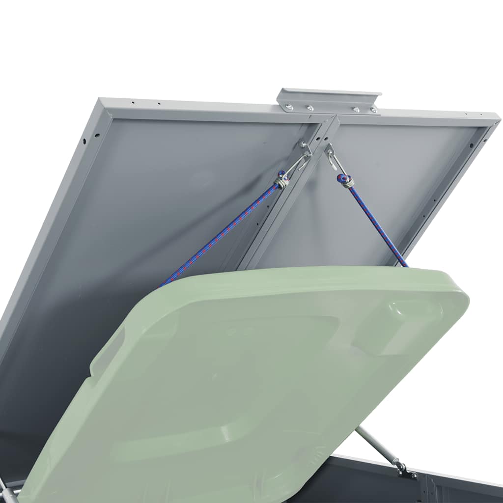 Cache-poubelle 69x79x117 cm room acier - gris, 1 - number 8.