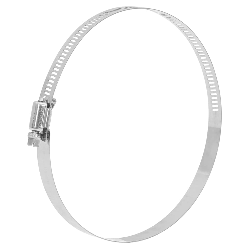 Slangklämmor 6 st. 304 rostfritt stål - 91-110 mm - number 4.