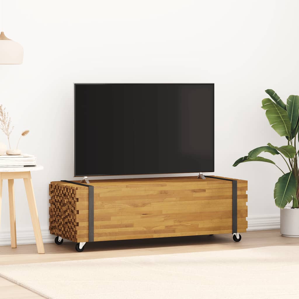 Stolik kawowy 110x45x35 cm lite drewno tekowe - number 3.