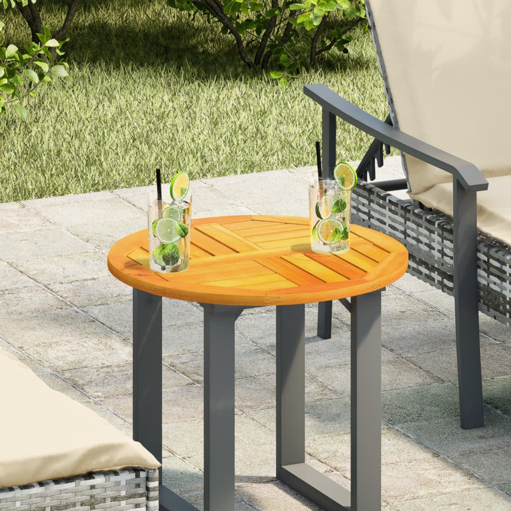 Ploča stola ø50x2 cm puno bagremovo drvo - 50 cm, 1, okrugla - number 2.