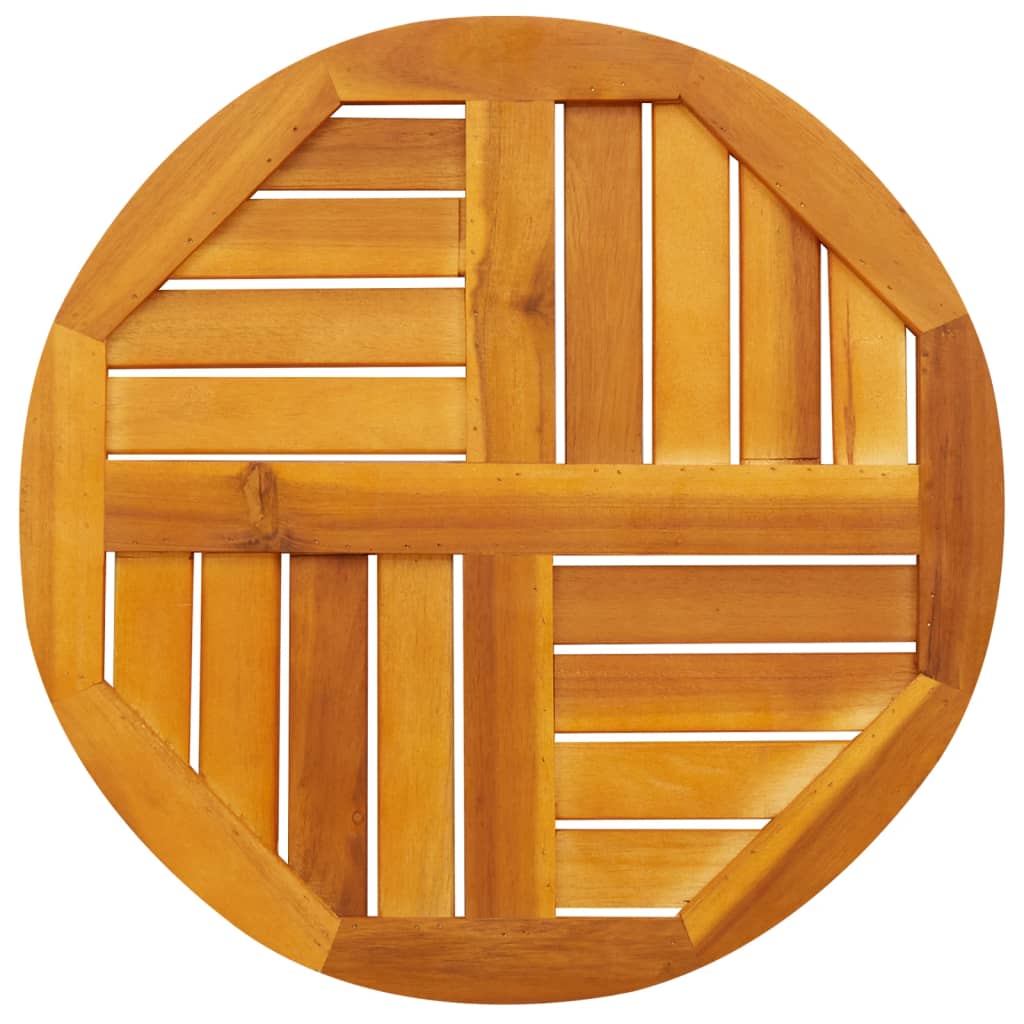 Ploča stola ø50x2 cm puno bagremovo drvo - 50 cm, 1, okrugla - number 6.