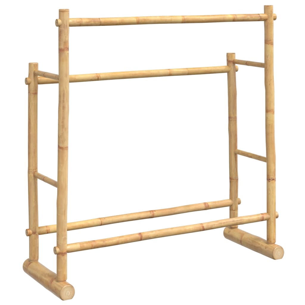 Clothes rack 100x30x100 cm bamboo - number 5.