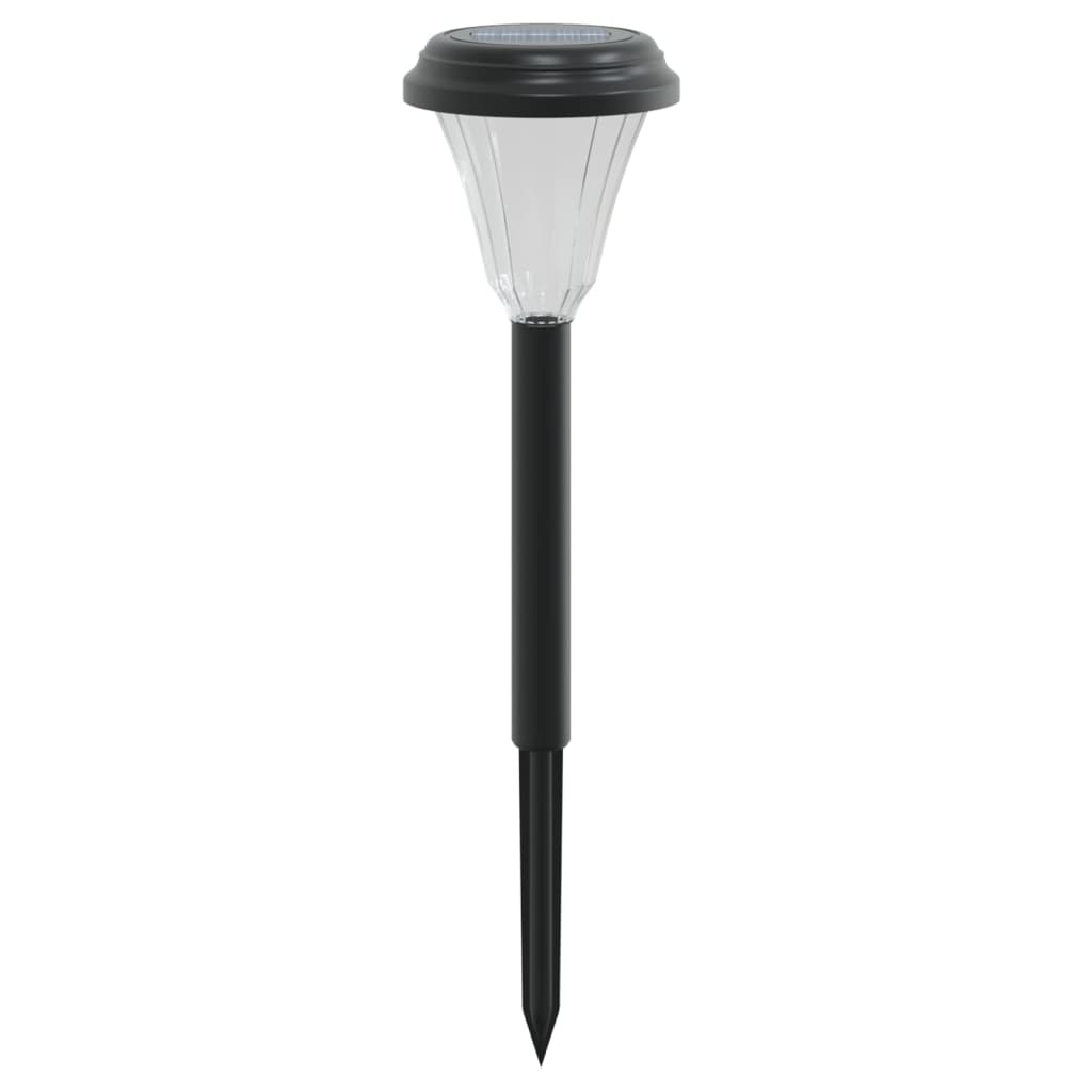 Solcellelamper med jordspyd stk. rgb-farver varmt hvidt lys - hvid, 12, 1, model 2 - number 4.