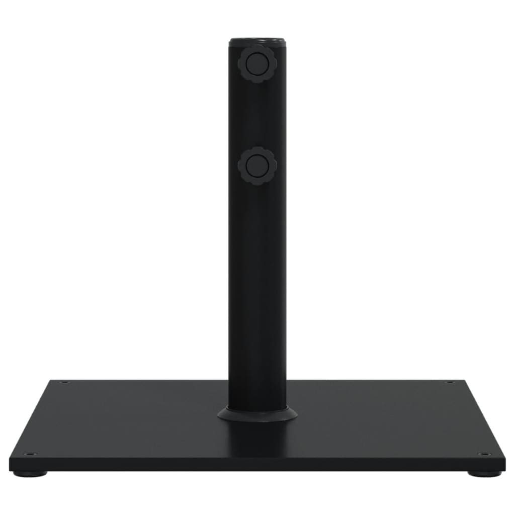 Parasolfod til ø32/38/48 mm stænger 17 kg firkantet - sort, 1 - number 4.