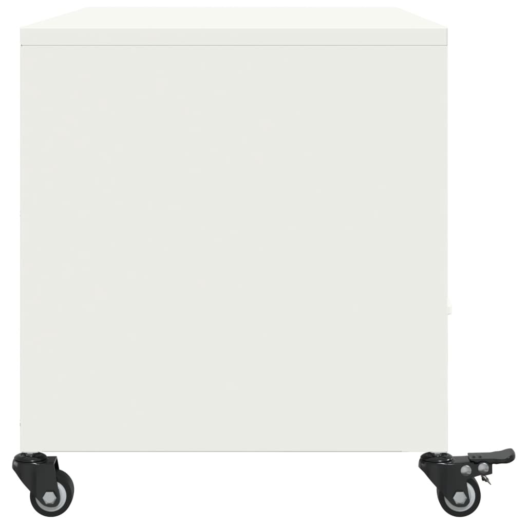 Stolik pod tv 68x39x43,5 cm stal - biały, 1 - number 7.