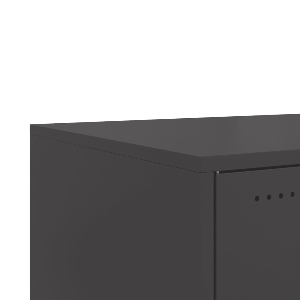 Sofabord 68x50x43,5 cm stål - sort, 1 - number 11.