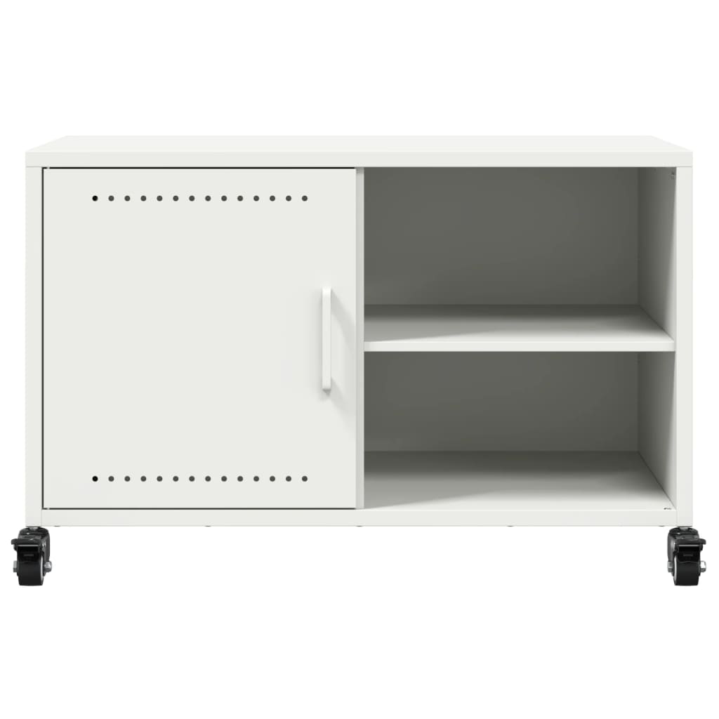 Stolik pod tv 68x39x43,5 cm stal - biały, 1 - number 6.