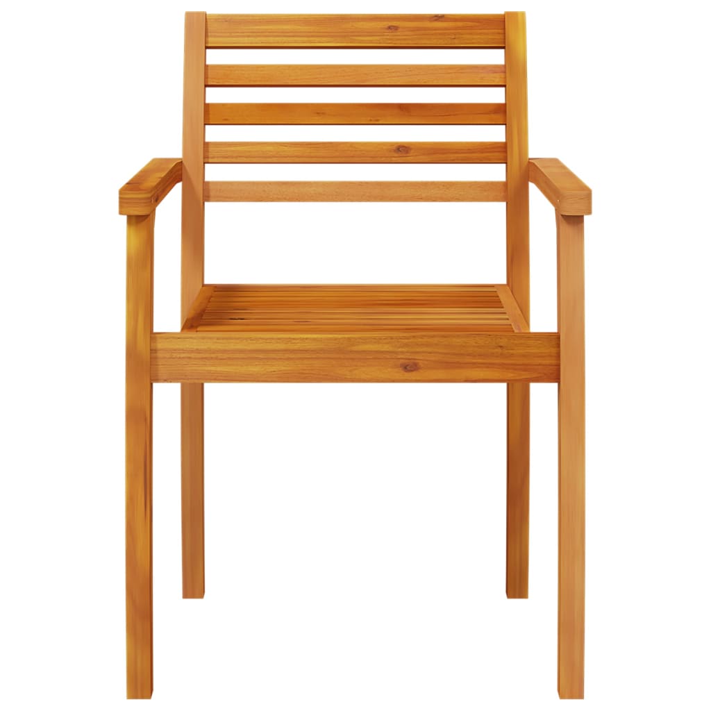 Havestole stk. 59x55x85 cm massivt akacietræ - 4 - number 5.
