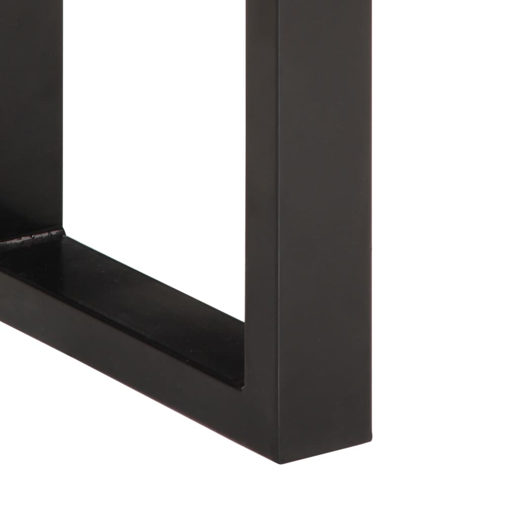 Ławka 160 cm lite drewno akacjowe i stal - number 7.