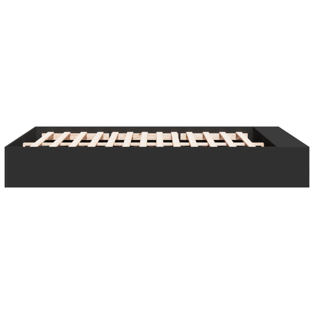 Cadre de lit en bois massif - chêne sonoma, 75 x 190 cm - number 5.