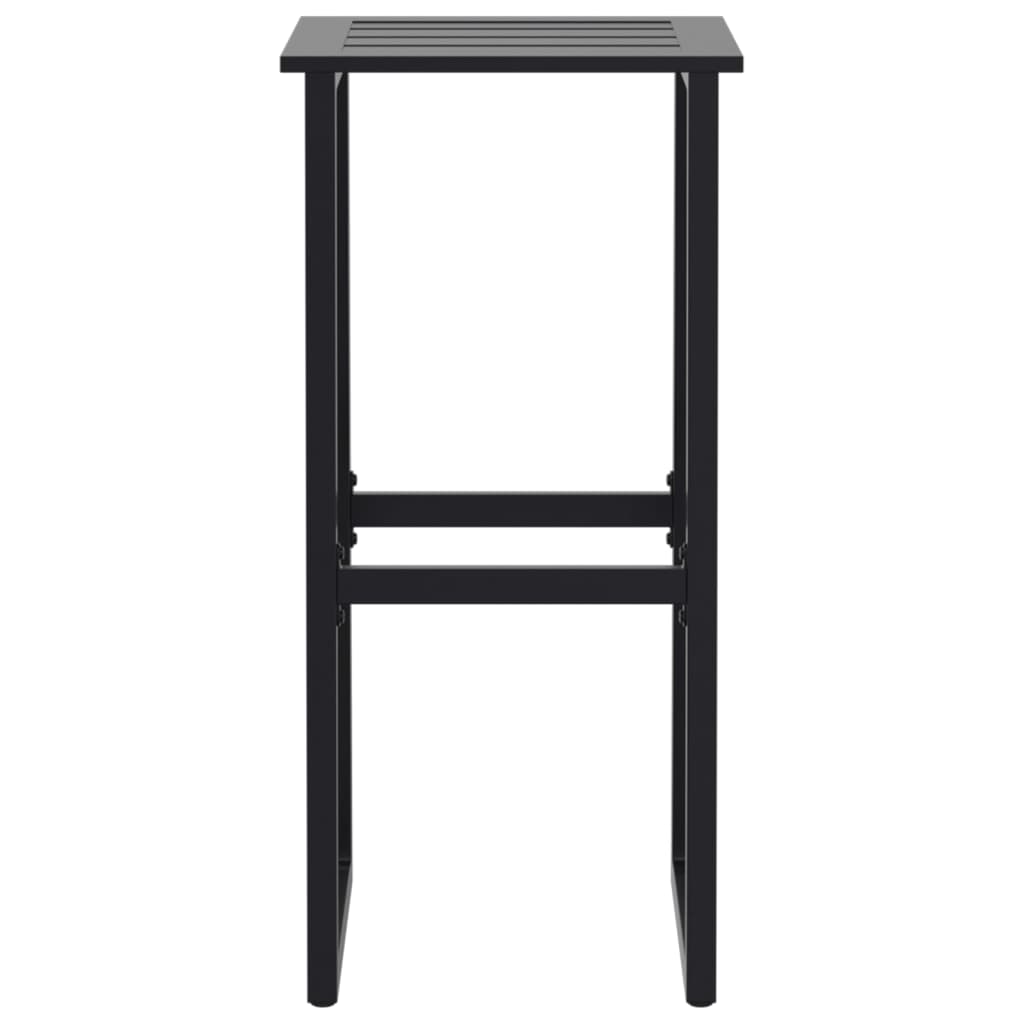 Barsæt til haven 5 dele pulverlakeret stål sort - 100 x 100 x 110 cm, 4 - number 6.