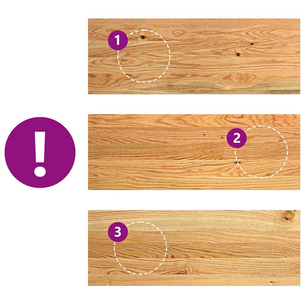 Tapis d'escalier pcs chêne massif - brun clair, 70 x 30 x 2 cm, 2 - number 7.