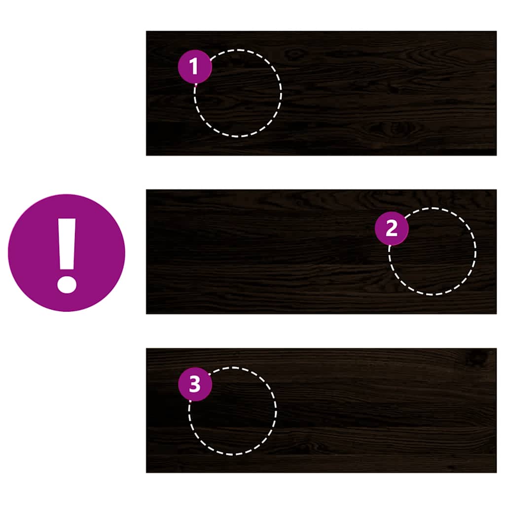 Pcs mats d'escalier. chêne massif - brun foncé, 70 x 25 x 2 cm, 16 - number 7.