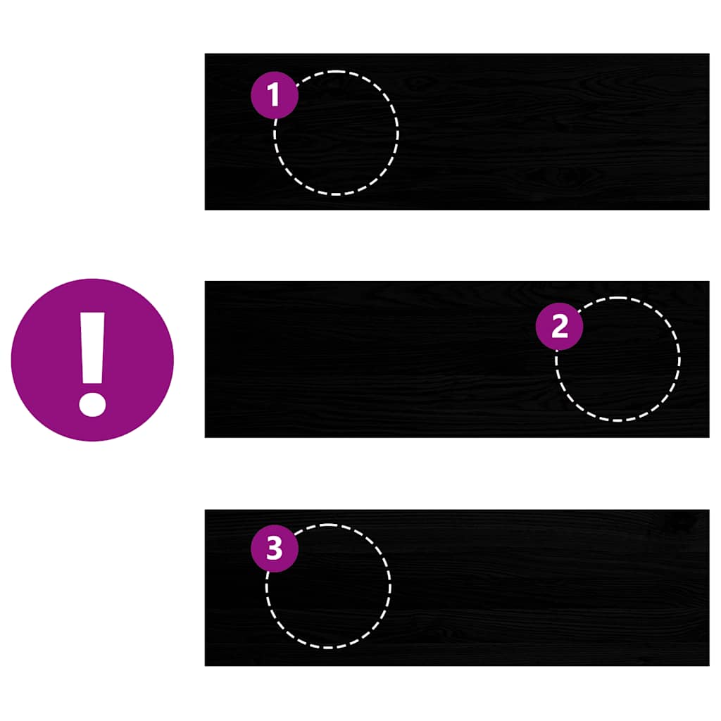 Pcs mats d'escalier. chêne massif - brun foncé, 80 x 30 x 2 cm, 8 - number 7.