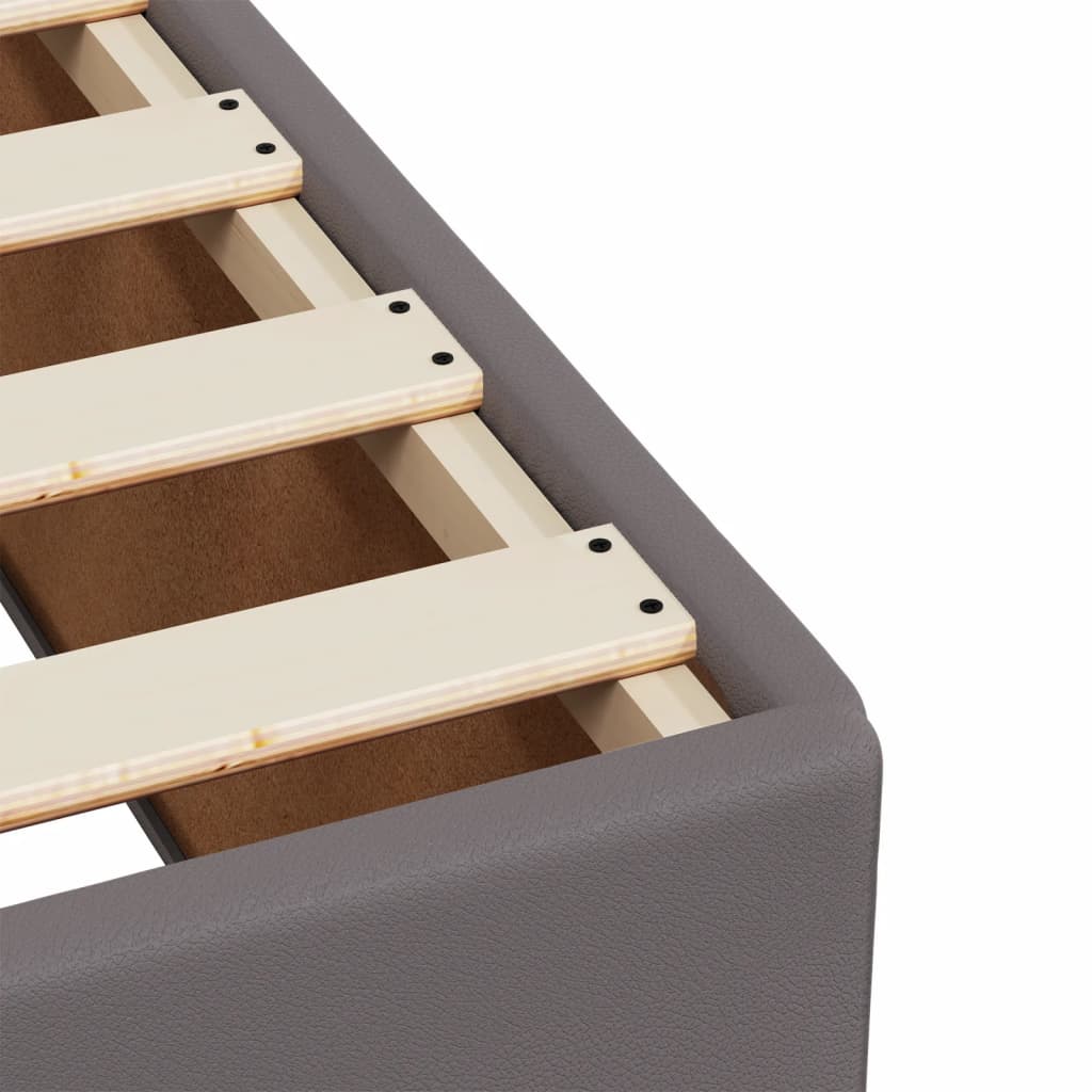 Rama łóżka eko skóra - szara, 80 x 200 cm - number 7.