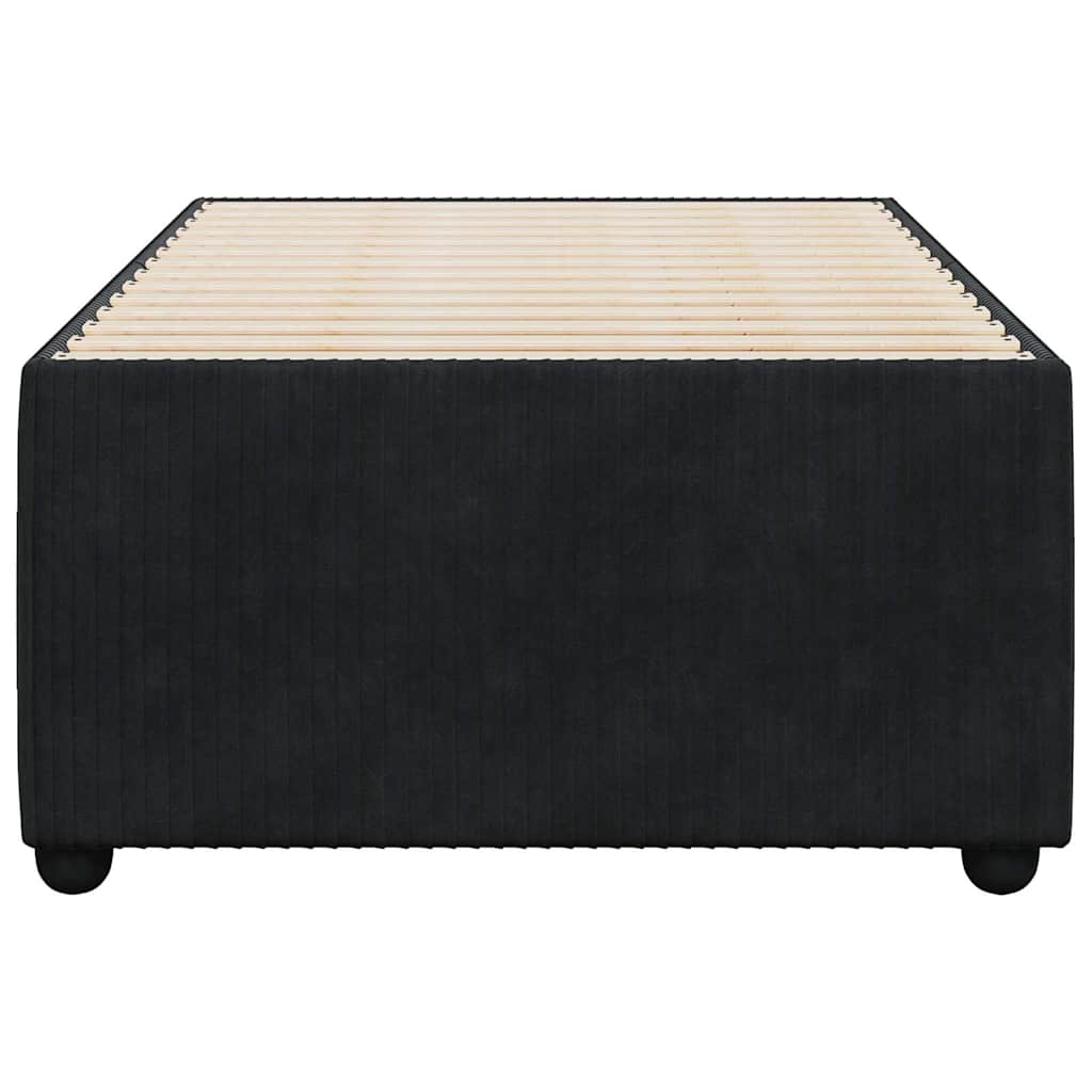 Okvir kreveta velvet - crni, 80 x 200 cm - number 4.