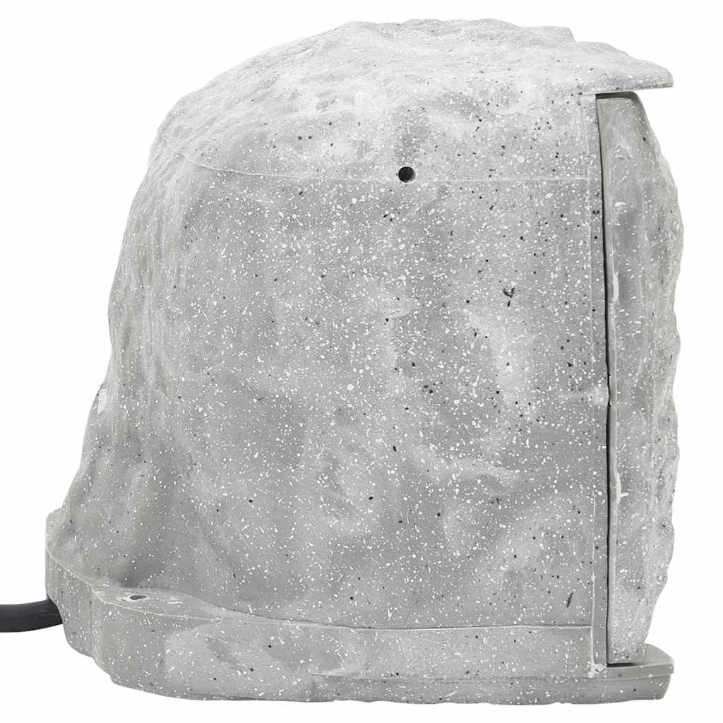 Udendørs strømforsyning 4-vejs m. spyd stenlook grå - uden sensor, 1-1 - number 4.