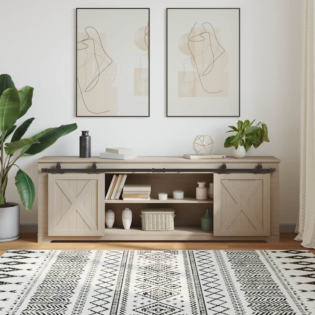 Ensemble de portes coulissantes pour armoires en acier au carbone 183 cm - 183 x 2,5 x 8 cm (l x l x h) - number 3.