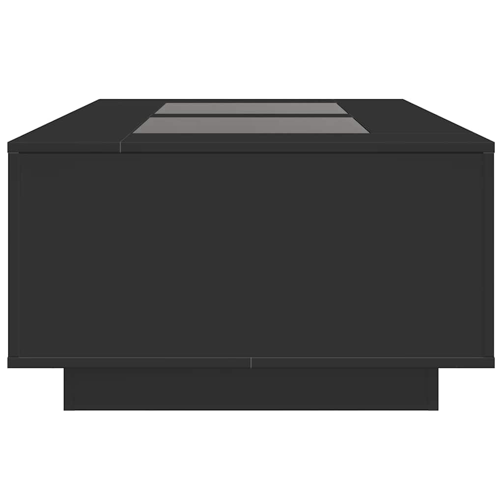 Sofabord med infinity led-lys - sort, 116 x 69 x 40 cm, 1 - number 7.