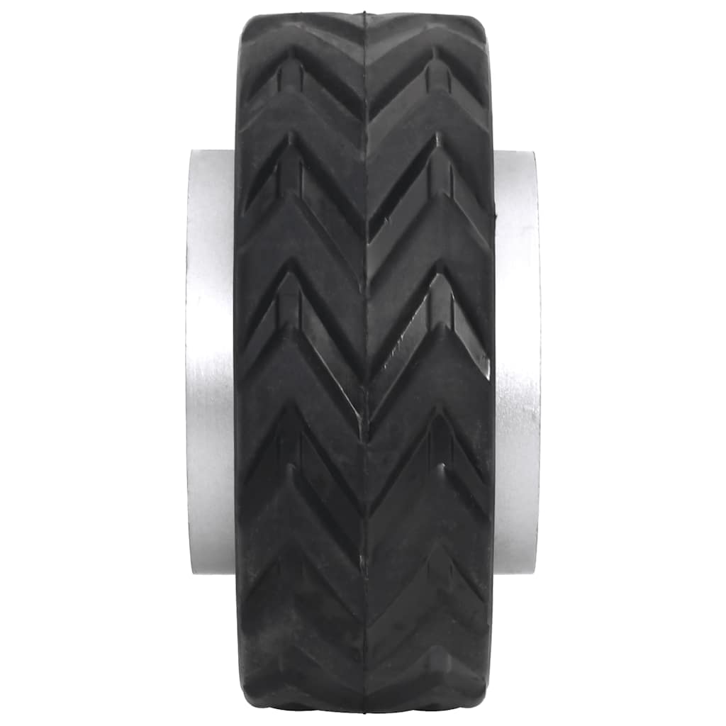 Hjul til næsehjul ø19,5x10 cm aluminium og gummi - number 2.