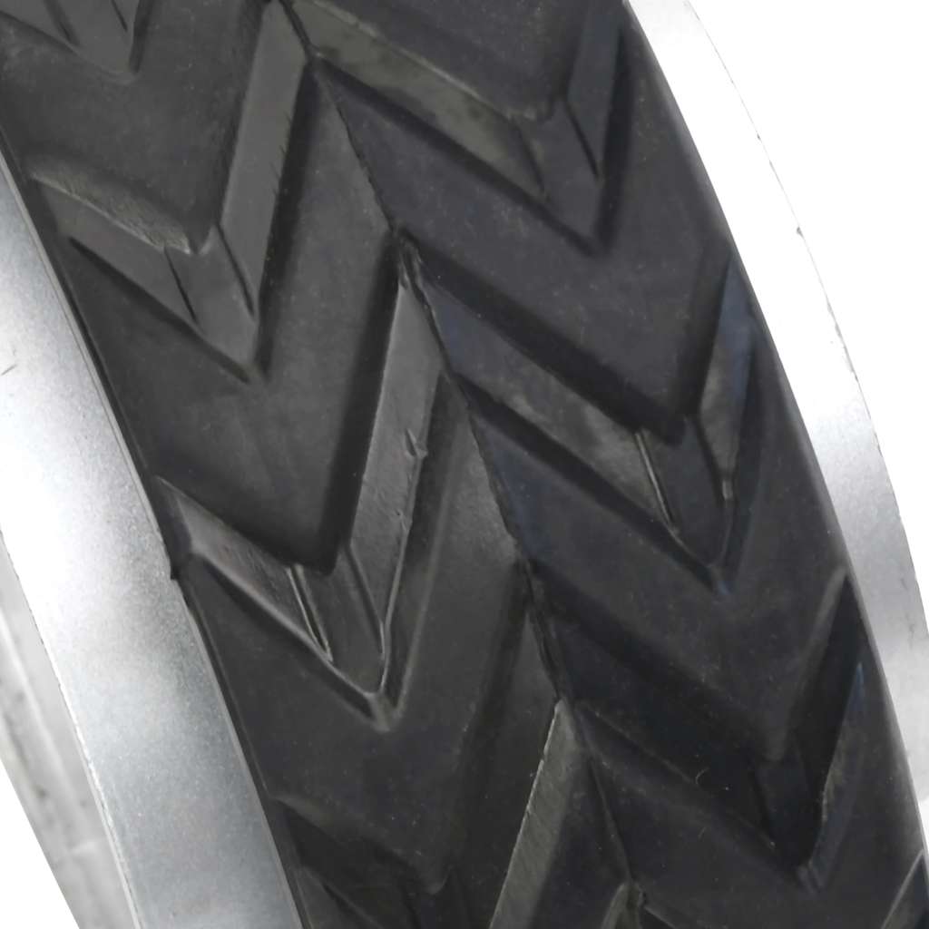 Hjul til næsehjul ø19,5x10 cm aluminium og gummi - number 6.