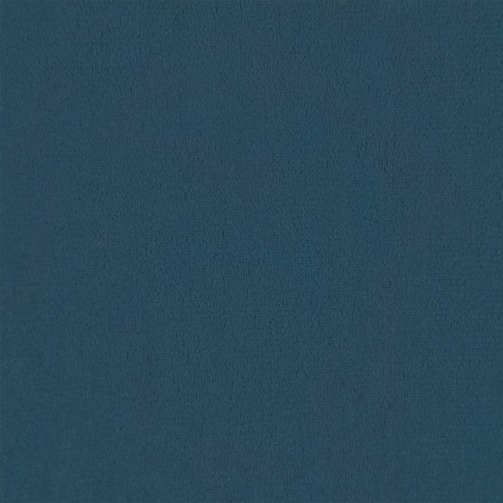 Kontinentalni krevet velvet - plavi, 120 x 200 cm, blok s kvadratima - number 12.