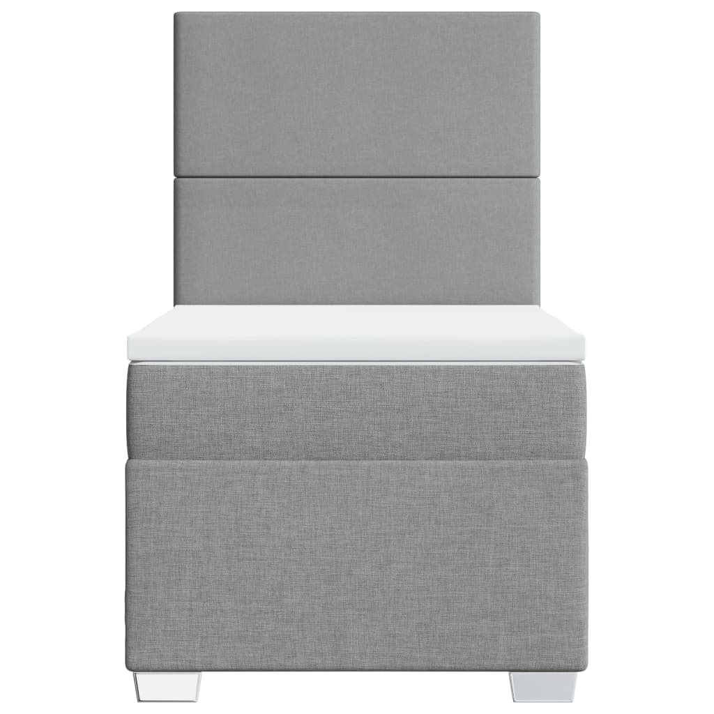 Kontinentalsengestoff - gråbrun, 200 x 200 cm, knapper - number 4.