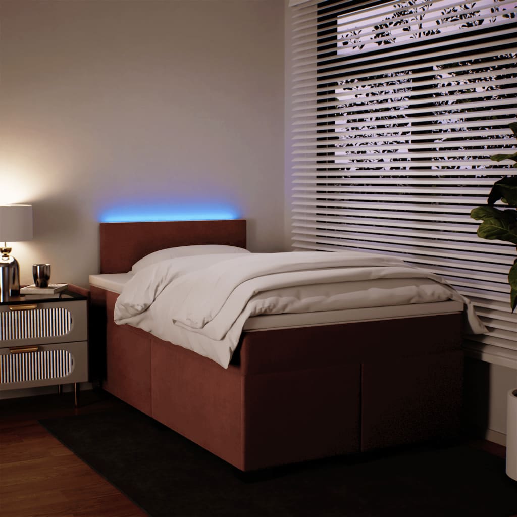 Asamit łóżka kontynentalnego - różowy, 120 x 200 cm, z jednolitym wzorem - number 5.