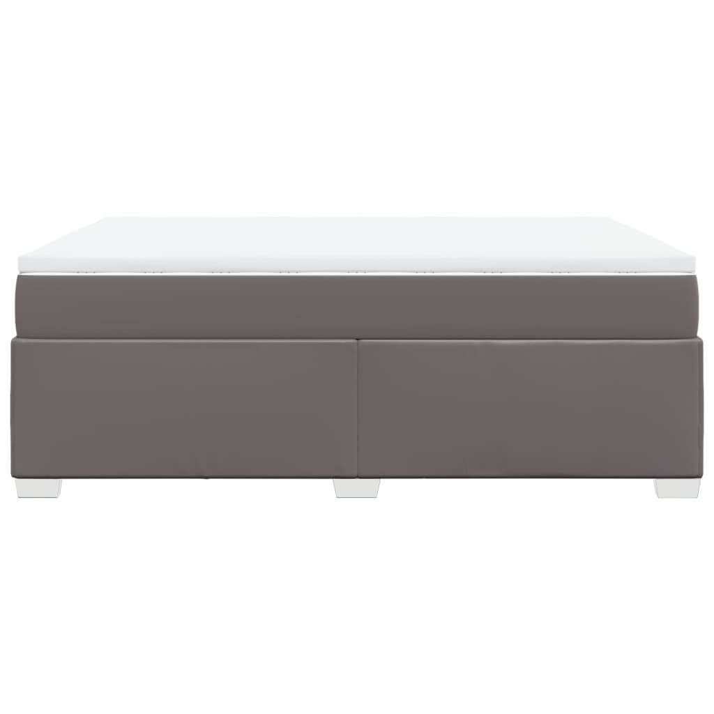 Kontinentalseng kunstlæder - grå, 160 x 200 cm - number 8.