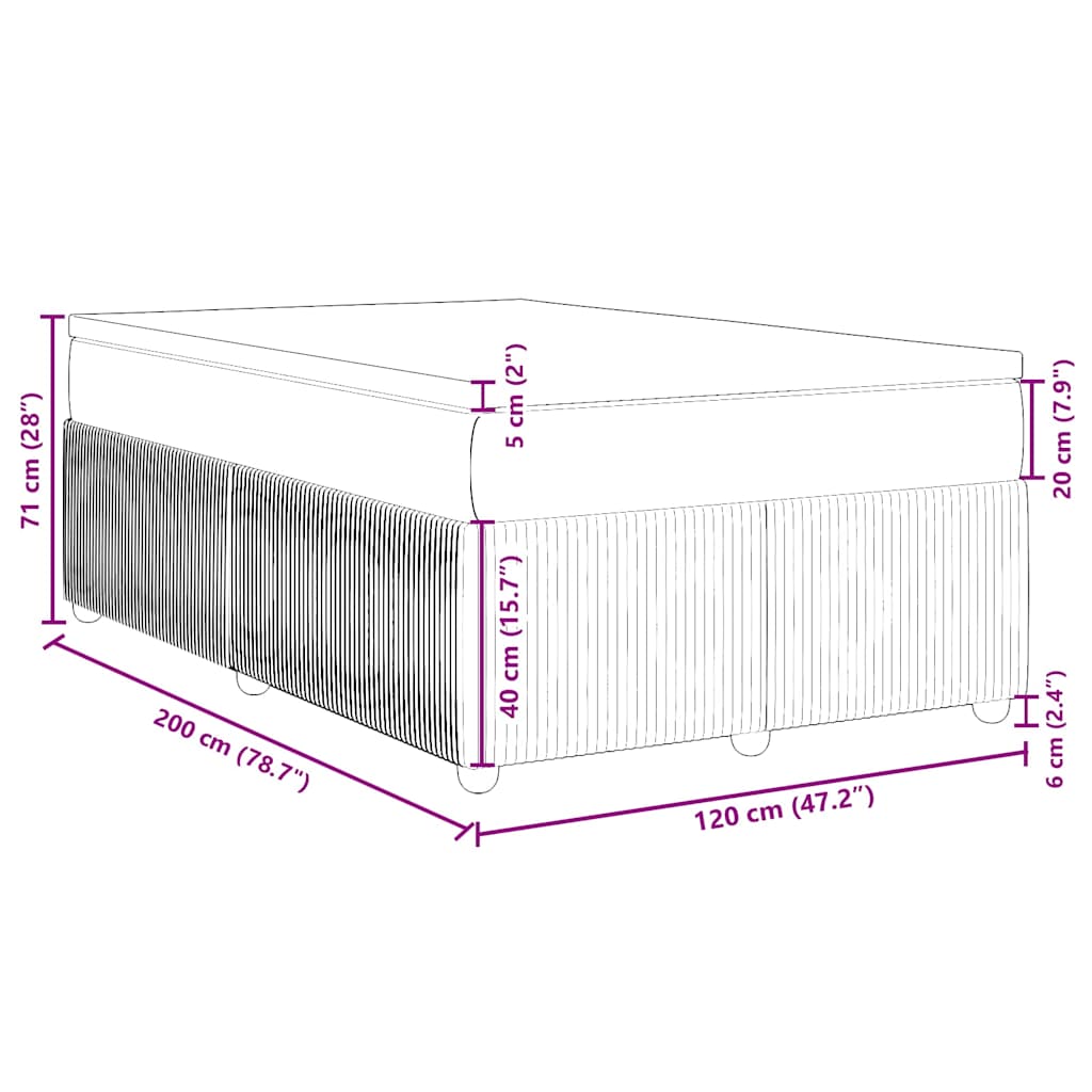 Kontinentalseng fløjl - mørkegrå, 120 x 200 cm - number 12.