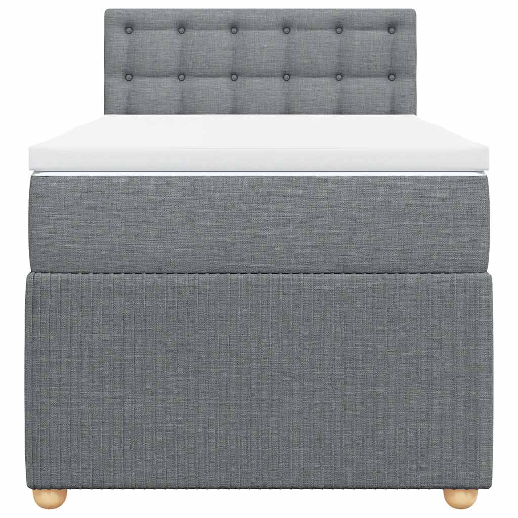 Tkanina łóżka kontynentalnego - jasnoszary, 80 x 200 cm, guziki - number 4.