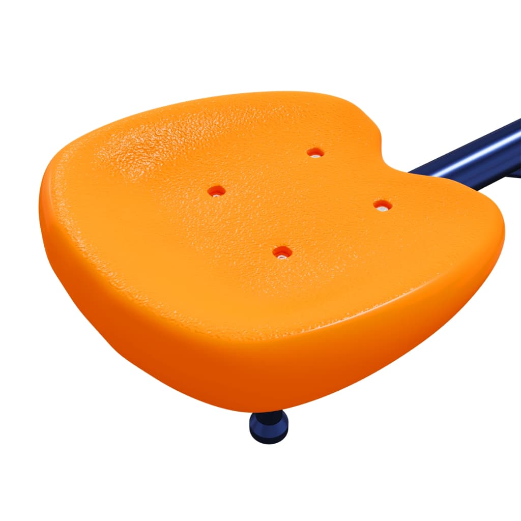 Balançoire à bascule pour 4 personnes avec fonction de rotation à 360 degrés en acier - number 7.