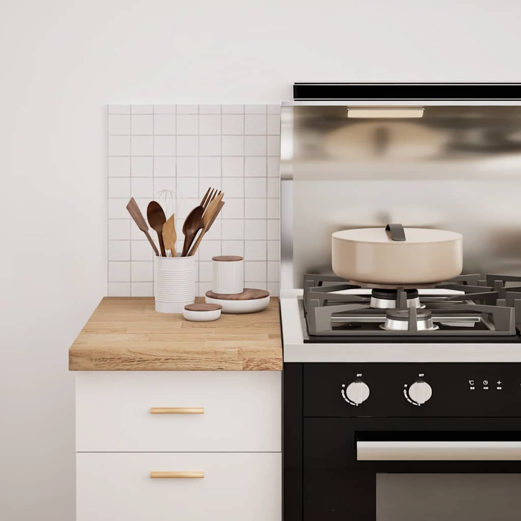 Køkkenbordplade 40x63,5x4 cm massivt egetræ rektangulær - 40 x 63.5 x 4 cm, 1 - number 4.