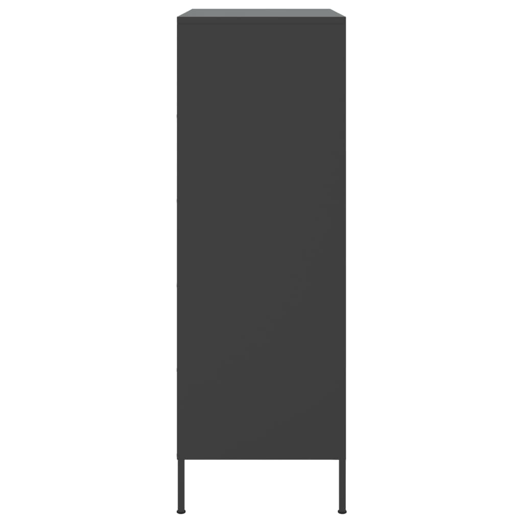 Højskab 68x39x113 cm stål - sort, 1-1 - number 7.