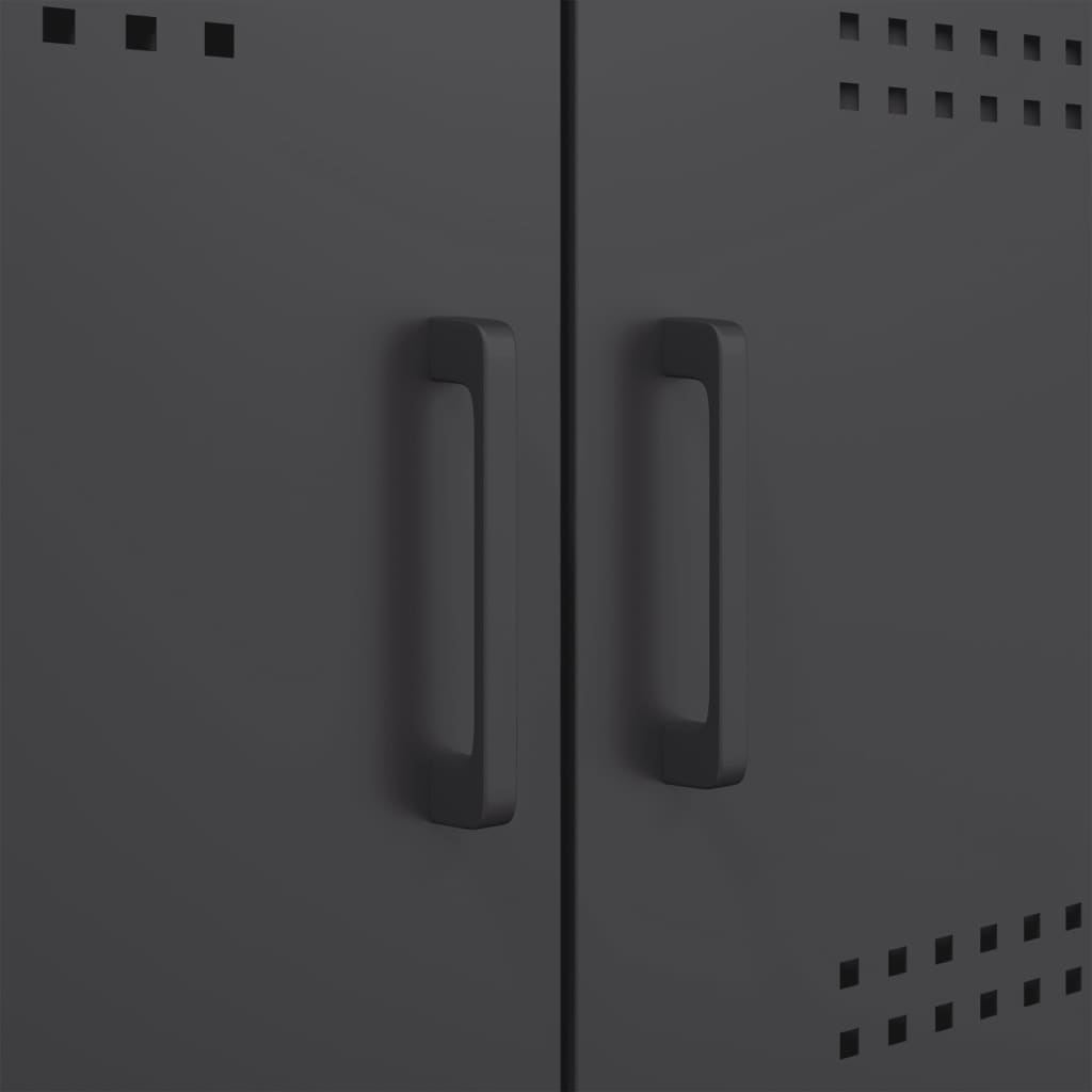 Højskab 68x39x113 cm stål - sort, 1 - number 11.