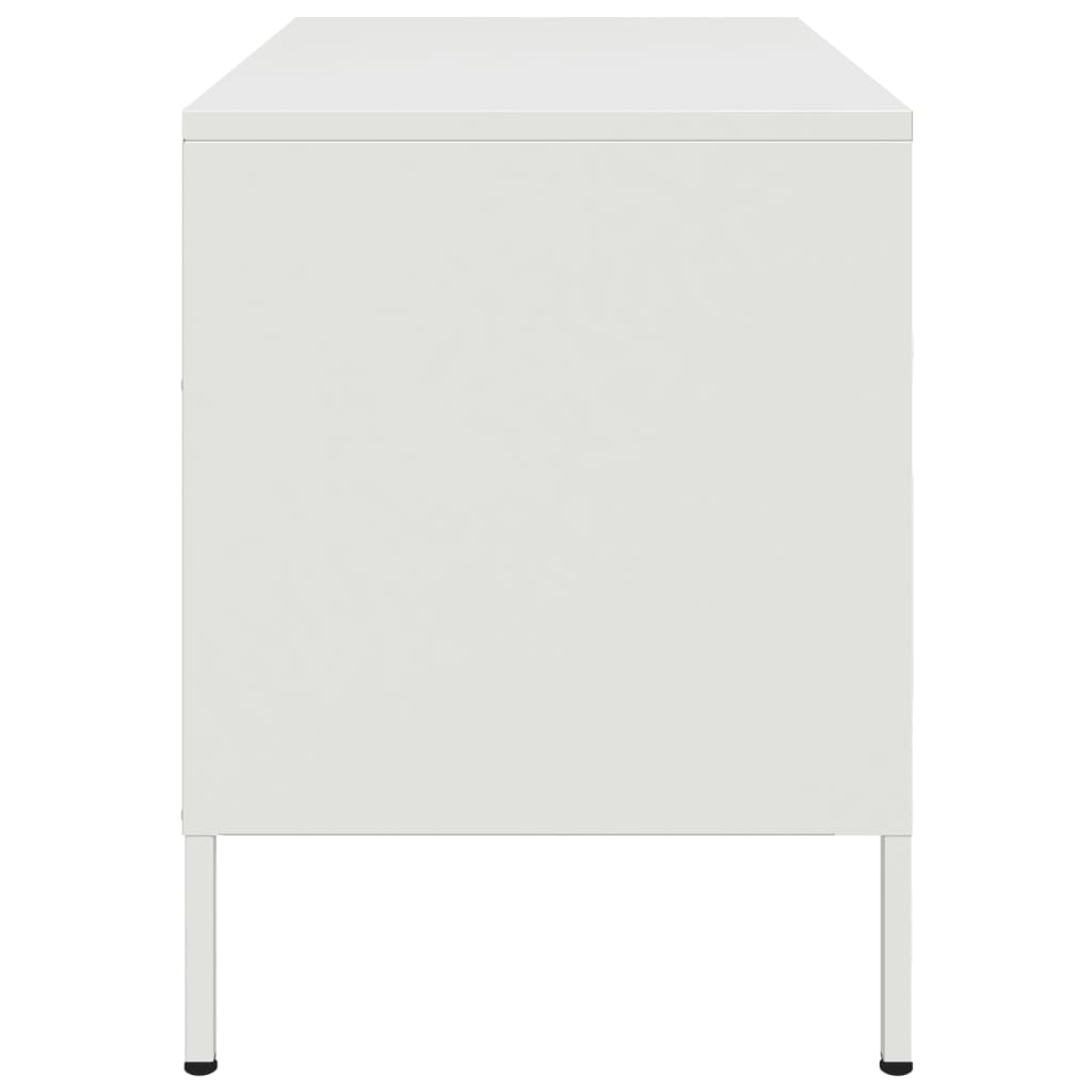 Stolik pod tv 68x39x50,5 cm stal - biały, 1 - number 7.