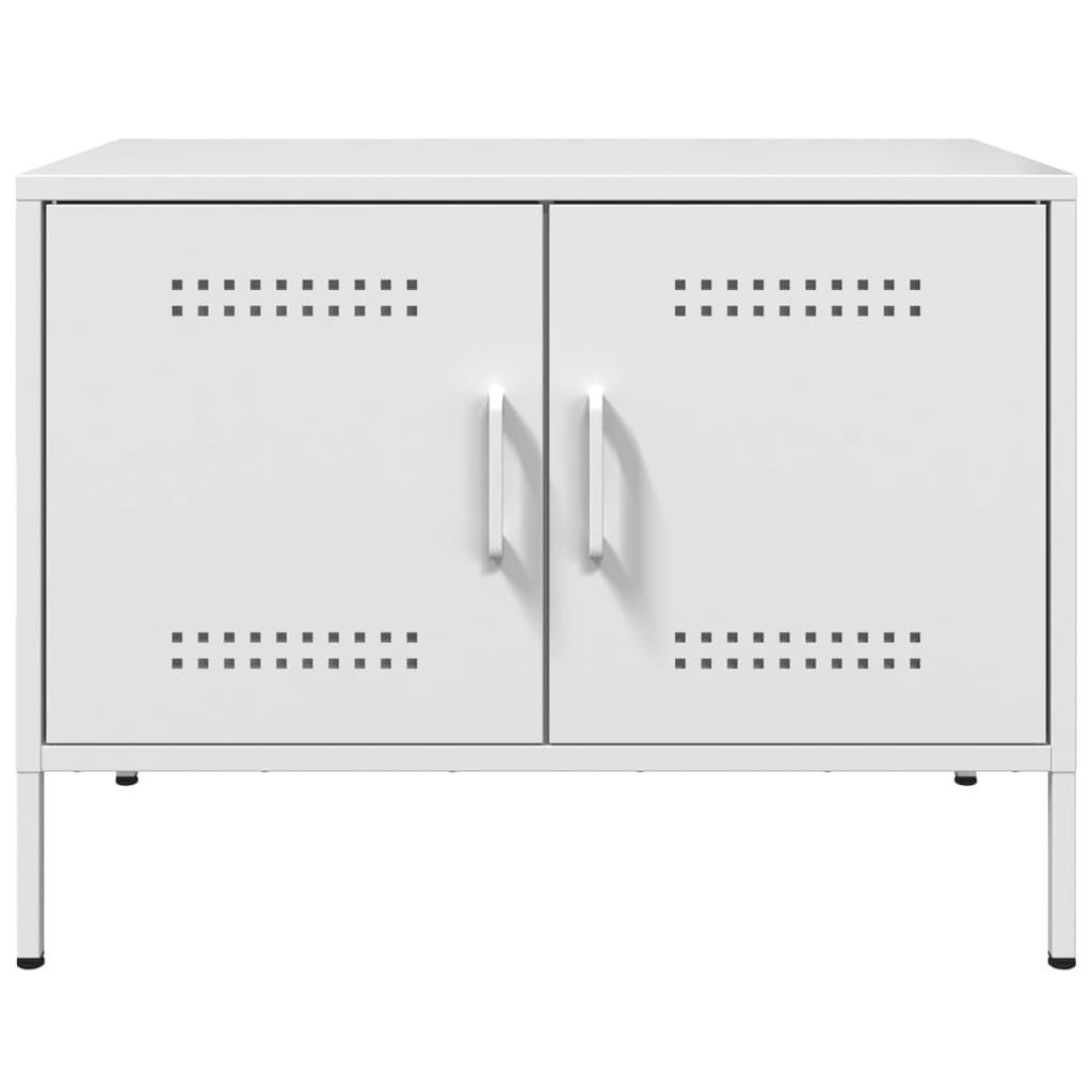 Stolik pod tv 68x39x50,5 cm stal - biały, 1 - number 6.